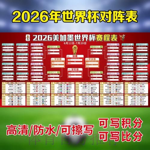2026美加墨世界杯每日赛程一览 2026美加墨世界杯每日赛程一览